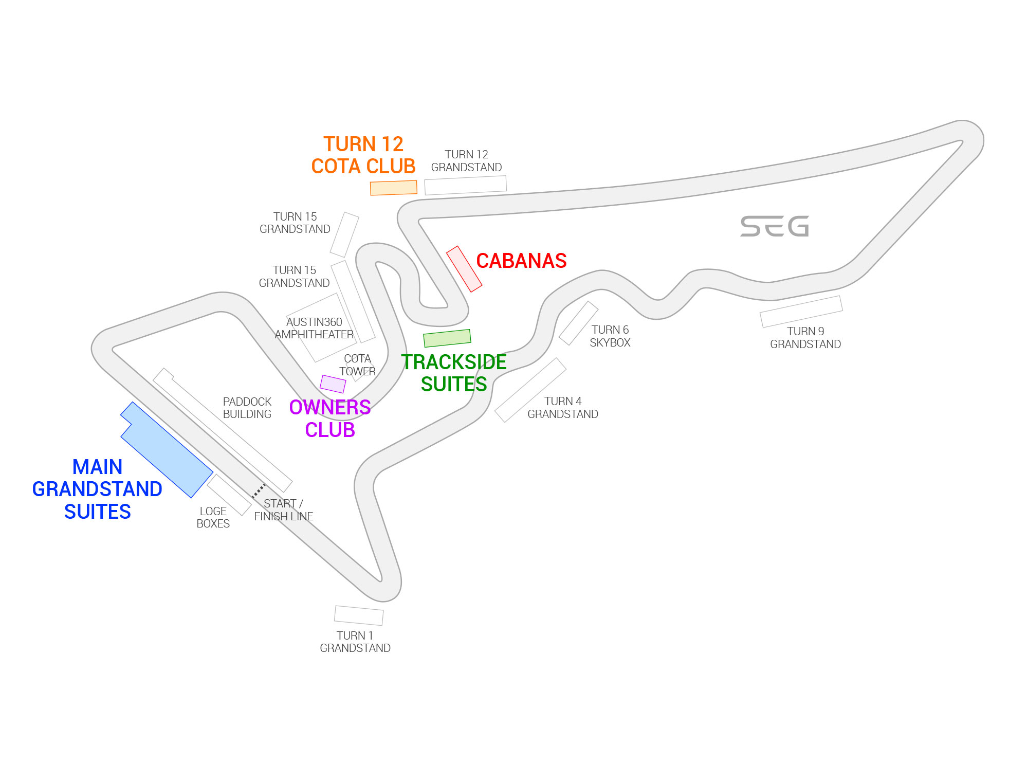 Circuit of the Americas Suite Map